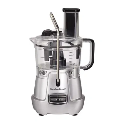 Hamilton Beach Stack And Snap 8 Cup Food Processor In Silver
