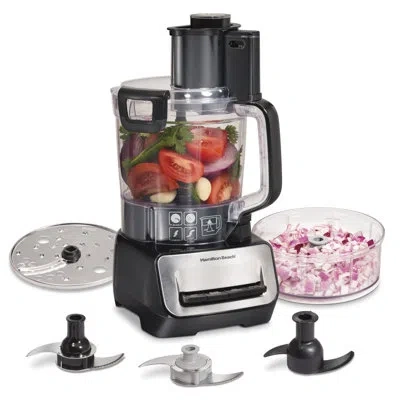 Hamilton Beach ®  Stack & Snap Duo Food Processor 14 Cup Capacity In Black