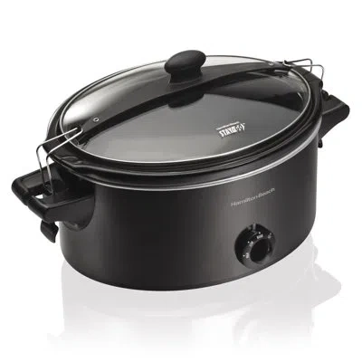Hamilton Beach ® Stay Or Go® 6 Quart Slow Cooker Serves 7 Plus Black