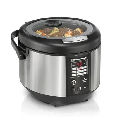 Hamilton Beach ® Stay Or Go® Multi Cooker In Black