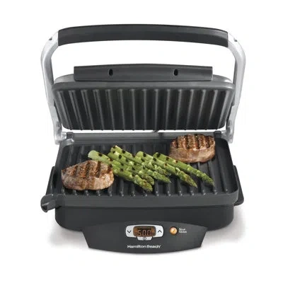Hamilton Beach ® Steak Lover's Indoor Grill In Stainless Exterior