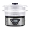Hamilton Beach Two-tier Digital Food Steamer And Rice Cooker In Gray