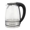 Hamilton Beach Variable Temperature Glass Kettle In Silver