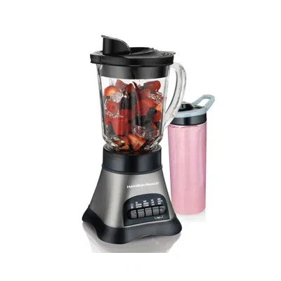 Hamilton Beach ® Wave Crusher® Blender With Blend-in Travel Jar In Black;silver