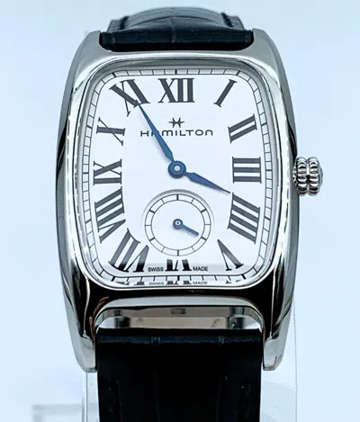 Pre-owned Hamilton Boulton Ladies Quartz Watch H13421611 Msrp $695