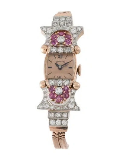 Pre-owned Hamilton Classic Watch, 14mm In Multi