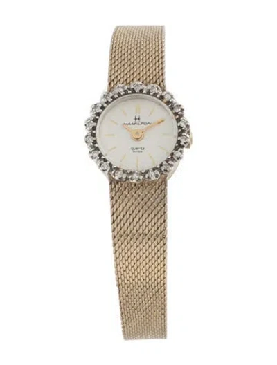 Pre-owned Hamilton Classic Watch, 17mm In Multicolor