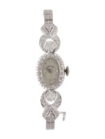 Pre-owned Hamilton Cocktail Watch, 14mm In Multi