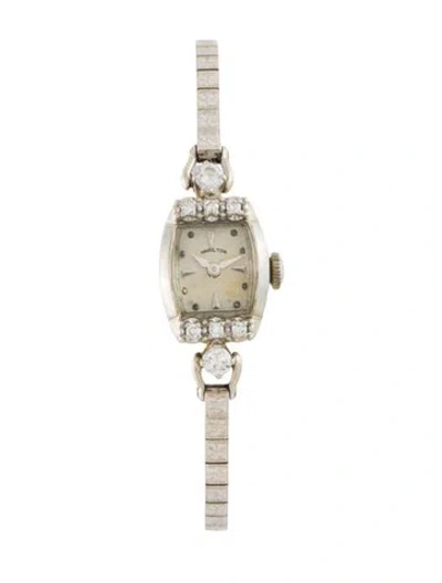 Pre-owned Hamilton Cocktail Watch, 14mm In Multicolor