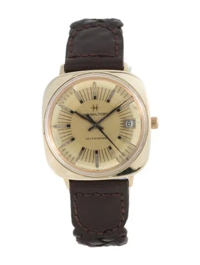 Pre-owned Hamilton Dateline A-284 Watch In Multi