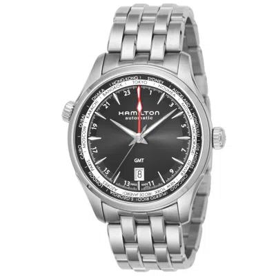 Pre-owned Hamilton H32695131 Jazz Master Black Automatic Stainless Steel