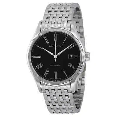 Pre-owned Hamilton Hamillton Valiant Black Dial Stainless Steel Men's Watch H39515134
