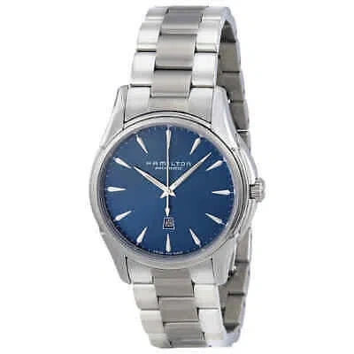 Pre-owned Hamilton Jazzmaster Automatic Blue Dial Ladies Watch H32315141