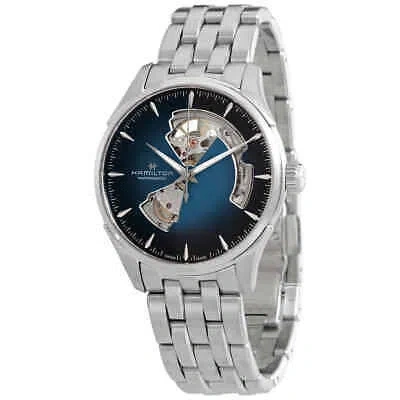 Pre-owned Hamilton Jazzmaster Automatic Blue Dial Men's Watch H32675140