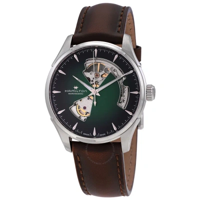 Hamilton Jazzmaster Automatic Green Dial Men's Watch H32675560 In Brown