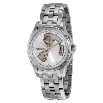 Hamilton Jazzmaster Automatic Open Heart Dial Men's Watch H32565155 In Silver Tone