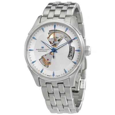 Hamilton Jazzmaster Automatic Silver Dial Men's Watch H32675150 In Blue / Silver