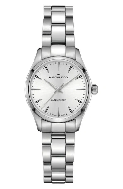 Hamilton Jazzmaster Bracelet Watch, 32mm In Silver