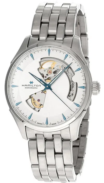 Pre-owned Hamilton Jazzmaster Open Heart Auto 40mm Ss Men's Watch H32675150