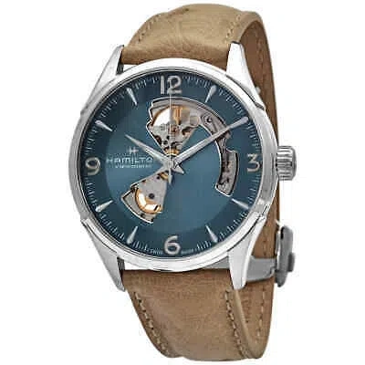 Pre-owned Hamilton Jazzmaster Open Heart Automatic Blue Dial Men's Watch H32705842