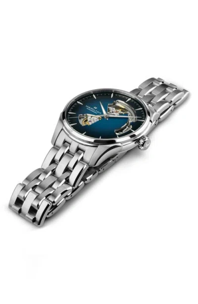 HAMILTON HAMILTON JAZZMASTER OPEN HEART AUTOMATIC BRACELET WATCH, 40MM