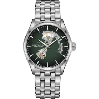 Hamilton Jazzmaster Open Heart Automatic Bracelet Watch, 42mm
