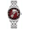 Hamilton Jazzmaster Open Heart Automatic Burgundy Dial Steel Men's Watch H32675170 In White