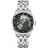 Hamilton Men's Automatic Jazzmaster Open Heart Smoked Green Stainless Steel Bracelet Watch 40mm In Green