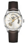 Hamilton Jazzmaster Open Heart Watch, 40mm In Silver