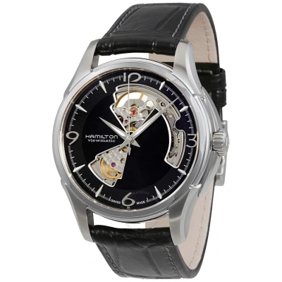 Hamilton Jazzmaster Open Heart Automatic Men's Watch H32565735 In Black