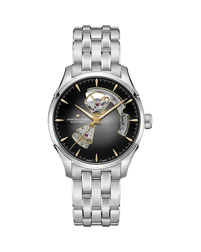 Hamilton Jazzmaster Open Heart Auto 42mm In Black