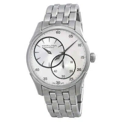 Pre-owned Hamilton Jazzmaster Regulator Silver Dial Men's Watch H42615153