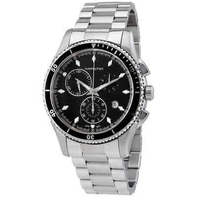 Pre-owned Hamilton Jazzmaster Seaview Chronograph Men's Watch H37512131
