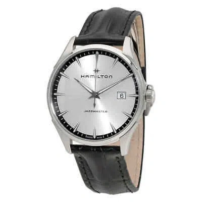 Pre-owned Hamilton Jazzmaster Silver Dial Men's Watch H32451751