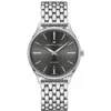 Hamilton Jazzmaster Thinline Auto Grey Dial Stainless Steel Men's Watch H38525181 In Grey