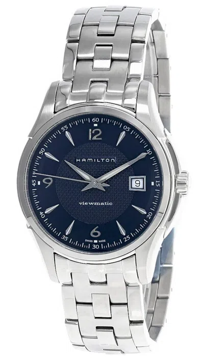 Pre-owned Hamilton Jazzmaster Viewmatic 40mm Auto Blue Dial Men's Watch H32515145