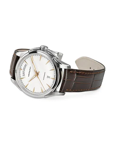 Hamilton Jazzmaster Watch, 40mm In Brown
