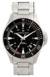 Hamilton Khaki Automatic Bracelet Watch, 40mm In Silver/black/silver