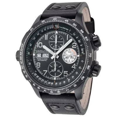 Hamilton Khaki Aviation Men's Watch In Black