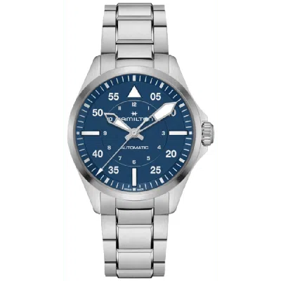 Hamilton Khaki Aviation Pilot Auto 39mm Blue Dial Steel Men's Watch H76305140