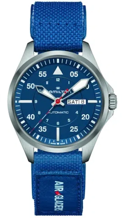 Hamilton Khaki Aviation Pilot Day Date Auto H64655941 - Blue Dial, Titanium Case