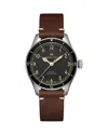Hamilton Khaki Aviation Pilot Pioneer In Black/brown