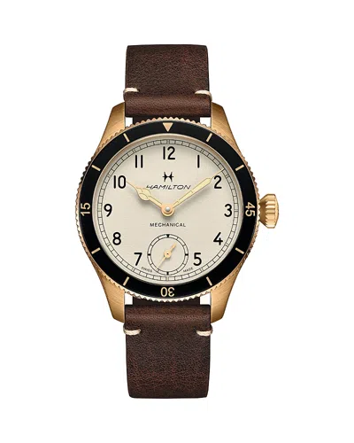 Hamilton Khaki Aviation Watch, 43mm In Brown