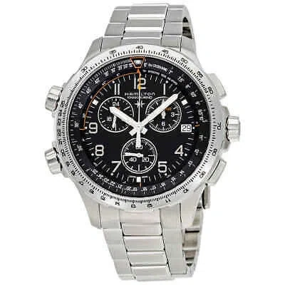 Pre-owned Hamilton Khaki Aviation X-wind Chronograph Men's Watch H77912135