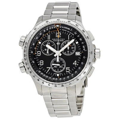 Hamilton Khaki Aviation X-wind Chronograph Men's Watch H77912135 In Metallic