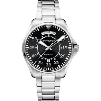 Hamilton Khaki Aviator Automatic Bracelet Watch, 40mm