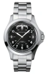 Hamilton Khaki Field King Automatic Bracelet Watch, 40mm In Black