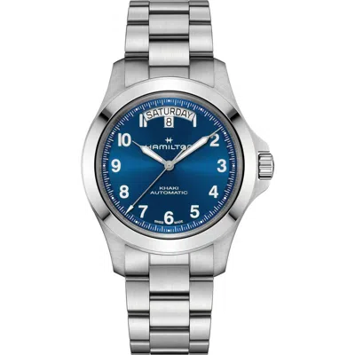 Hamilton Khaki Field Automatic Bracelet Watch In Red