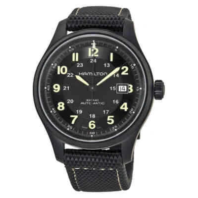 Pre-owned Hamilton Khaki Field Automatic Titanium Men's Watch H70575733