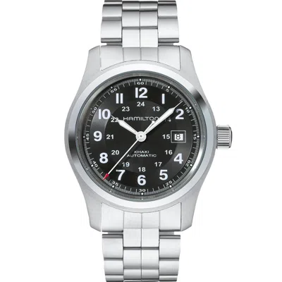 Pre-owned Hamilton Khaki Field Black Dial Men's Watch H70515137